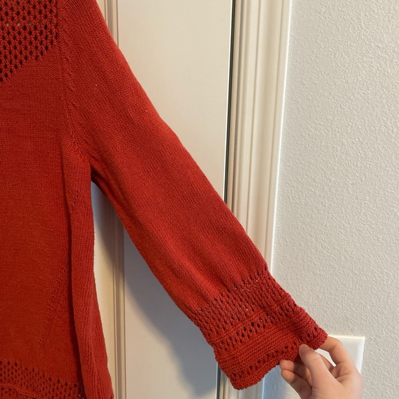 Field Flower Women’s Orange Sweater - Picture 3 of 7